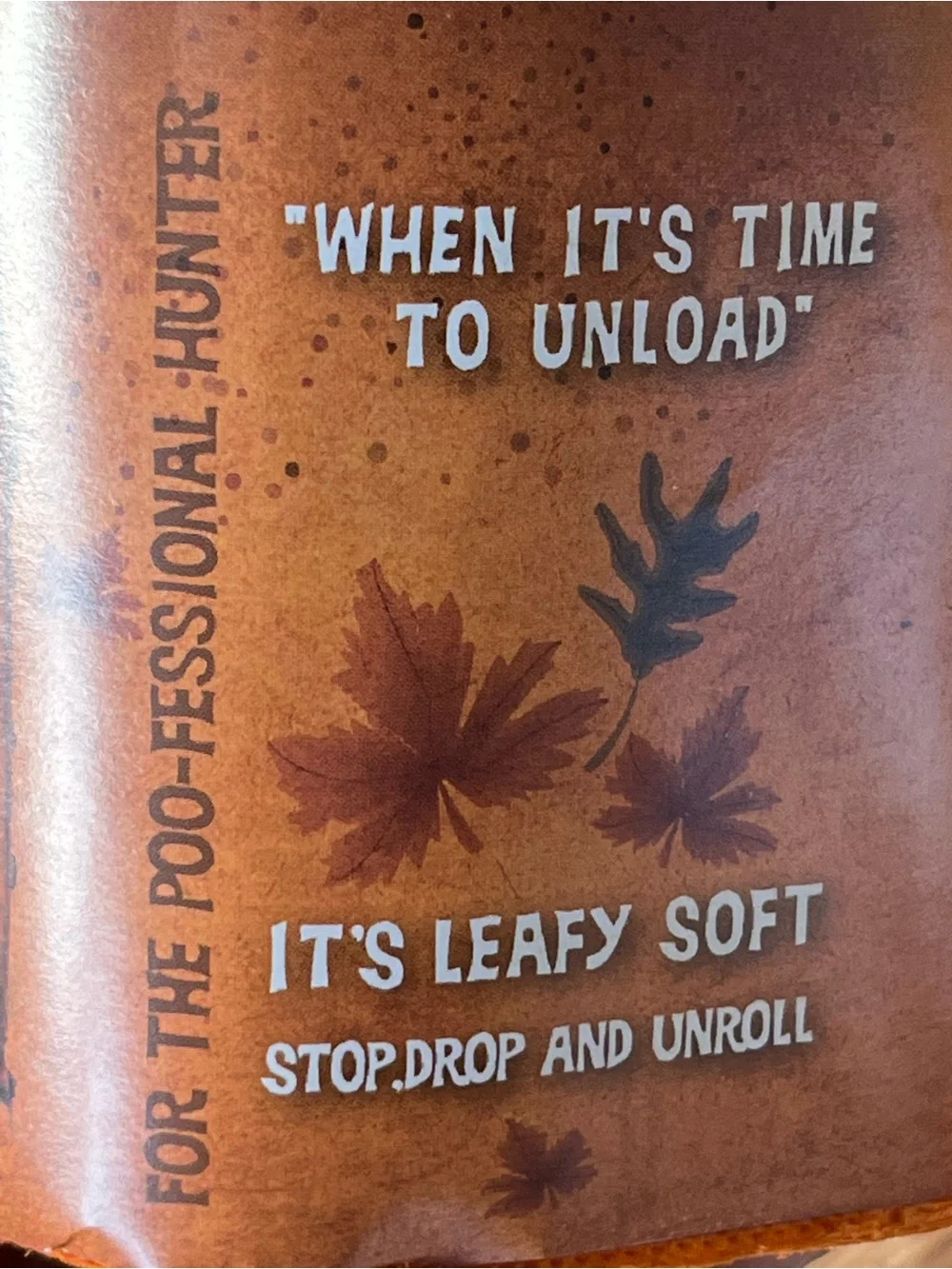 Buck Schitz Woods Wipe Novelty Hunting Toilet Paper Set of 2